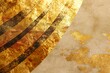 背景 テクスチャ 高級感 金色 金屏風 金紙 年賀状 正月 和紙 壁紙 キラキラ ビンテージ アンティーク レトロ, Generative AI