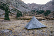 Tarp camping in the Eagles Nest Wilderness, Colorado