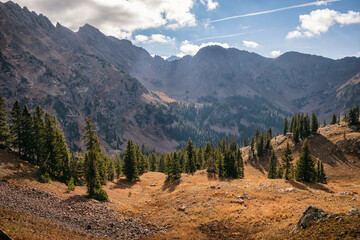 Mountain landscape in the Eagles Nest Wilderness, Colorado