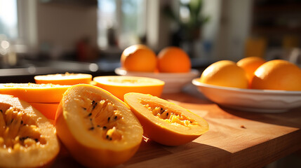 Poster - pumpkin on a plate