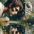 Ancient Whispers: Narcissus by the Pond