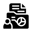 target audience glyph icon