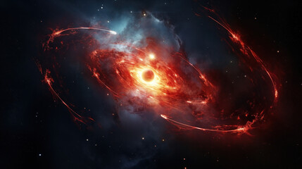 Wall Mural - nebula universe background