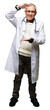 © Krakenimages.com - Handsome senior doctor man wearing medical coat gesturing with hands showing big and large size sign, measure symbol. Smiling looking at the camera. Measuring concept.