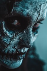 Poster - Close-up of Creepy Face