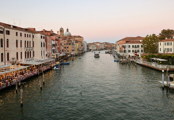 Wall Mural -  Grand Canal in the Ponte degli Scalzi area in Venice, Italy