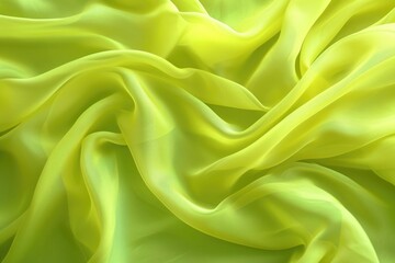 Poster - A close-up shot of a yellow fabric. Versatile for various projects and designs