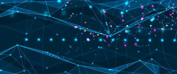 Abstract vector background. Futuristic technology style. Elegant background for business tech presentations.
