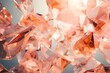 Abstract background of pink crystals. 3d rendering, 3d illustration.