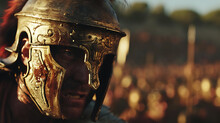 Close Up Shot From Gladiator Fight, Colosseum, Roaring Crowd, High Adrenaline