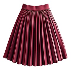 Wall Mural - Pleated Skirt with Magenta Color