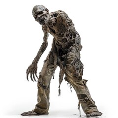 Wall Mural - Full Body Zombie Isolated
