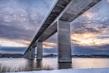 Poster - Vejle Fjord highway bridge, Denmark