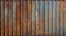 Dirty Rusty Corrugated Metal Texture
