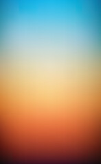 Aufkleber - Natural sky gradient from blue to orange sunset background