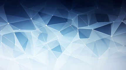 Wall Mural - abstract blue water background in polygonal style