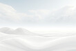 Abstract architecture background, futuristic white 3d render