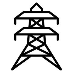 Poster - Electricity Grid icon vector image. Can be used for Public Utilities.