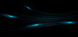 Blue minimal wavy glowing lines abstract futuristic tech background. Vector digital art design