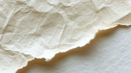Poster - Recycling paper cardboard surface texture background in white