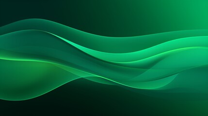 Wall Mural - vibrant green abstract background with dynamic lines - captivating visuals for creative projects