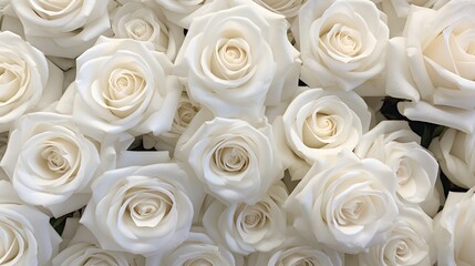  Elegant Roses on Pristine White for Serene Mornings