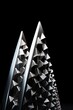 abstract modern spear on black background