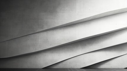 Poster - Contemporary concrete canvas: abstract modern architecture background with textured wall