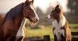 The Unique Relationship Between Collie Dogs and Horses