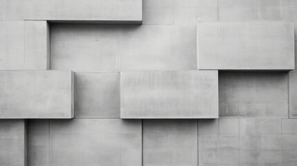 Poster - Contemporary concrete canvas: abstract modern architecture background with textured wall