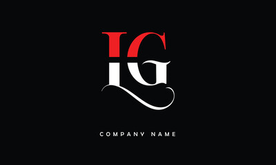 LG, GL, L, G Abstract Letters Logo Monogram