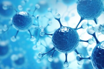 Poster - Research on the scientific background of blue cell life biology and medicine