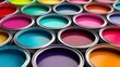 Paint cans made with Ai generative technology