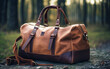 Leather Travel luggage.   journey and adventure baggage.