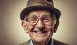 © P.W-PHOTO-FILMS - portrait of a senior old man close-up , elderly man, grandpa portrait , looking at camera