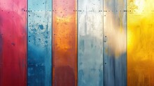 Colorful Old Grunge Rusty Texture Steel Metal With Peeling Paint Wallpaper Background
