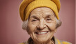 Portrait of sad very old woman , close-up senior woman , portrait of sad senior woman , wrinkles on the face