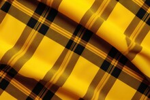 Yellow Plaid Background Texture