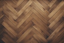 Sepia Oak Wooden Floor Background. 