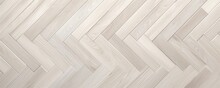 Pearl Oak Wooden Floor Background. Herringbone Pattern Parquet Backdrop