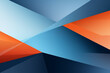Abstract background blue orange modern geometric shape for wallpaper banner leaflet catalog cover flyer
