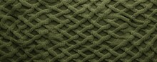 Cozy And Comforting Seamless Pattern Featuring A Warm And Inviting Knit Sweater Texture In A Soft Olive Color