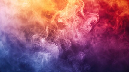 Poster - Close-up view of smoke on a black background. Versatile image suitable for various purposes