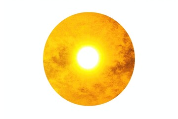 Aufkleber - A picture of a yellow object against a white background. This versatile image can be used for various purposes