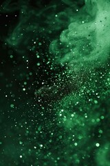 Poster - A close up view of a green and black background. Suitable for various design projects