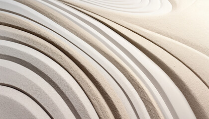 Wall Mural - Abstract wave pattern on striped backdrop, modern design generated by AI