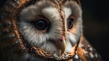 Close Up Of An Owl
