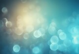 Fototapeta Dmuchawce - Abstract light blue blurred background for presentation with beautiful round bokeh