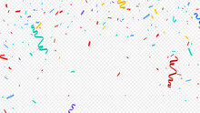 Colorful Confetti Celebration Background