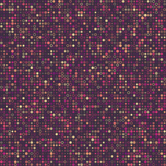 Poster - Abstract background. Various style circles in multiple colors. Muted purple tones with contrasting background. Incredible vector illustration.